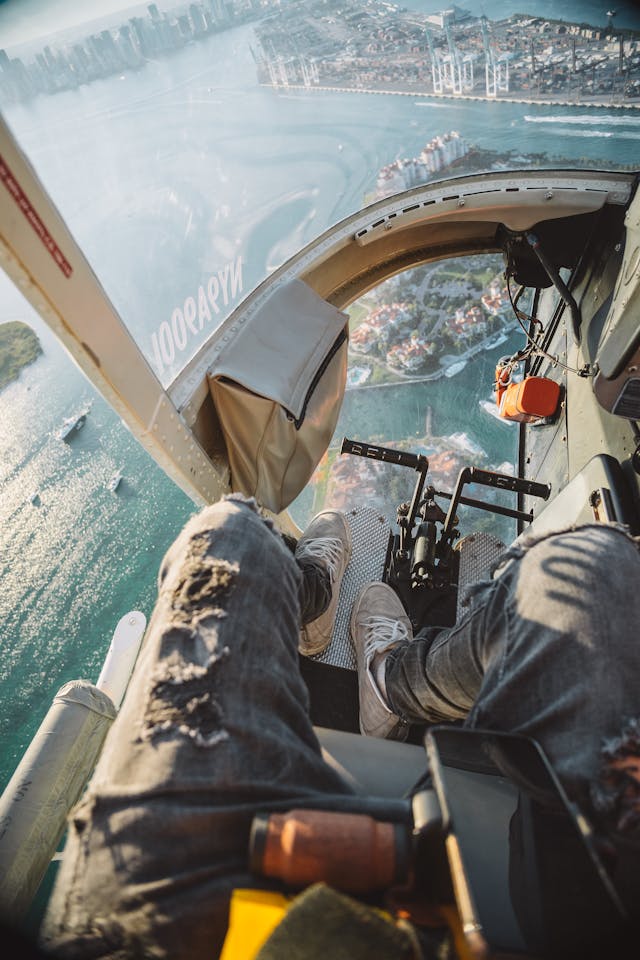 Helikopterflug als Geschenkidee